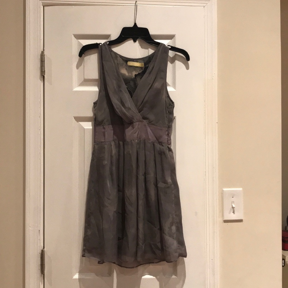 Pins and Needles grey cocktail dress